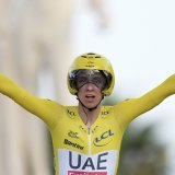 Tadej Pogacar est le principal favori à sa propre succession sur le Tour de France KEYSTONE/AP/Daniel Cole